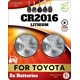 thumbnail image 1 of Baterías CR2016 (2 unidades) para llavero inteligente Toyota, 1 of 9