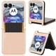 thumbnail image 1 of Funda Cartera Lunares Motorola Razr 60 con Tarjetero, Correa y Soporte Oro, 1 of 5