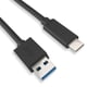 thumbnail image 1 of Cable USB 3.2 Gen2x1 A a C de Cablelera, 0,5 m, color negro, 1 of 5