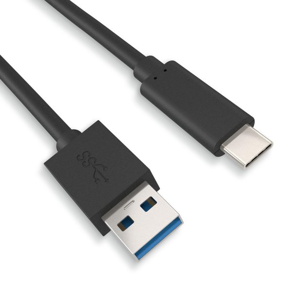 Cable USB 3.2 Gen2x1 A a C de Cablelera, 0,5 m, color negro