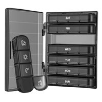 Ioensy - Pastillero Semanal Grande Con 28 Compartimentos 4 Veces Al Día Duradero 7 Días