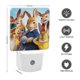 thumbnail image 2 of Peter Rabbit Luz nocturna LED con sensor de anochecer a amanecer para dormitorio, baño, pasillo, escaleras - Lámpara LED nocturna de enchufe, 0.5W - 1 pieza, 2 of 6