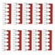 thumbnail image 2 of 10x 6 Posiciones Horquilla Pre Aislamiento Bloque de Terminales Barrera Puente Tira Rojo, 2 of 5