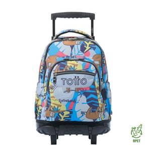 Totto - Mochila Escolar Con Ruedas Bomper Renglon Lazel