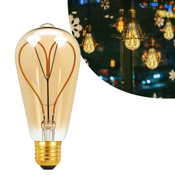 Bombilla LED MYEARAYS 4W ST-64 2700K regulable E26 dorada