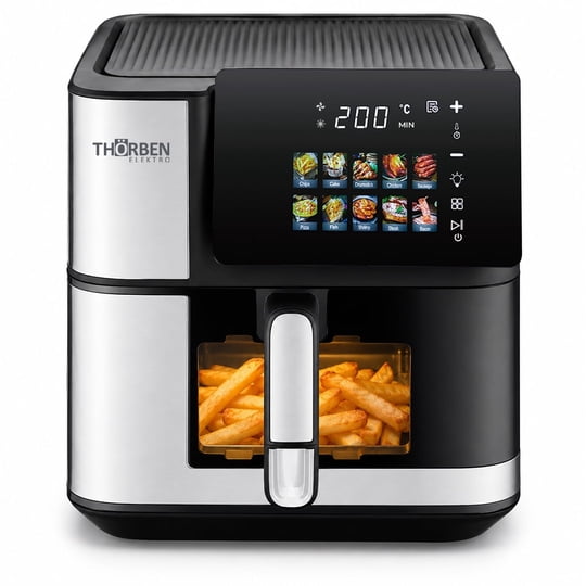 Thorben - Freidora De Aire Digital Thor Smart Air Fryer Pro 8,8 L