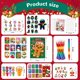 thumbnail image 2 of Set de coloreado BenLouis 24 piezas temática de pan de jengibre para fiestas infantiles, 2 of 7