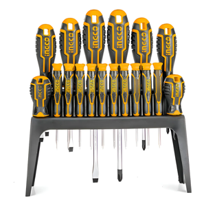 Genérico - Juego De Destornilladores De 18 Piezas Ingco Hksd1828