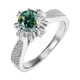 thumbnail image 1 of Anillos de Moissanita de Oro Blanco de 18K de 1 Uds para Mujer Regalo Color D VVS1 Anillos de Diamante Anillos de Plata Esterlina S925 Joyería Anillos de Compromiso de Moissanita con Certificado, 1 of 8