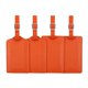 thumbnail image 1 of Juego de 4 etiquetas de equipaje Vigorport de cuero 11,2 × 7 cm, 1 of 6