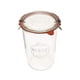 thumbnail image 1 of Tarro de conservas Weck 743, de vidrio transparente, 750 ml, con tapa, 1 of 9