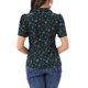 thumbnail image 3 of INSPIRE CHIC Blusas de Cuello en V para Mujer Elegante Casual con Estampado de Cerezas y Solapa con Muesca Verano Manga Corta M Verde Oscuro, 3 of 6