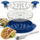 thumbnail image 1 of Desmenuzador de Pollo DRAYMOOR Grande Azul sin BPA, 1 of 9