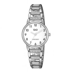 Reloj Análogo Plateado Q&Q F635J204Y