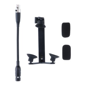 Magideal - Mini Micrófono De Micrófono De Micrófono De Micrófono De Micrófono De Micrófono De Instrumento Con Clip Para Grabación De Transmisión , 4 Pin Para 4 Pin Para Shure