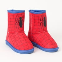 Bota Chiporro Niño Spiderman Peludo Rojo Marvel