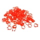 thumbnail image 1 of 100x Anillos De Patas De Pollo Y Aves De Corral Bandas Clip NO Números Rojo 2.5cm Dia Interior., 1 of 5