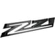 thumbnail image 3 of 2 emblemas de guardabarros Z71 de gran tamaño, nuevos (2019-2021), calcomanías 3D con letras de repuesto para Chevrolet Silverado 1500, 2500 y 3500 (negro brillante)., 3 of 7