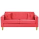 thumbnail image 1 of Sofa New Retro 3 Cuerpos Felpa 01 Rojo, 1 of 5