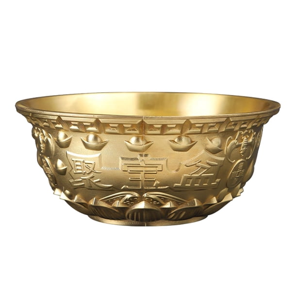 Cuenco del tesoro Feng Shui, cuenco Cornucopia, decoración de mesa, decoración de mesa para restaurantes, oficina, escritorio, regalo de inauguración