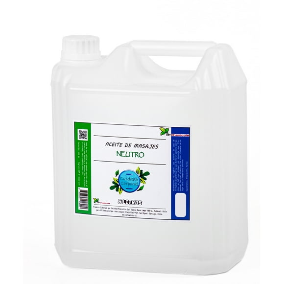 Aceite De Masajes Neutro Sin Fragancia Bidon 5 Litros