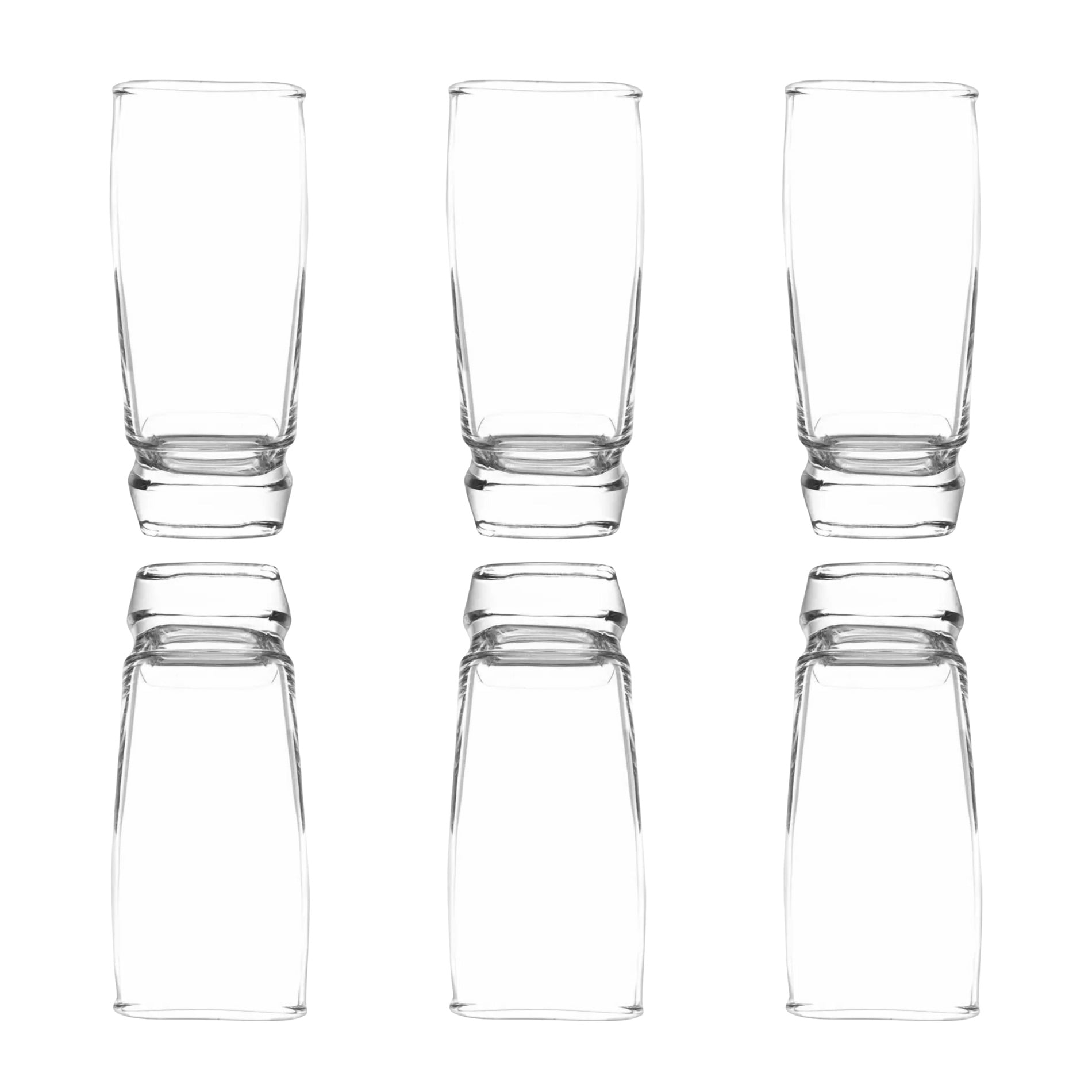 Cristar - Pack 6 Vasos Altos Modelo Van Gogh De 341cc Cocina Elegante