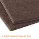 thumbnail image 4 of Uxcell Almohadillas de Fieltro para Muebles, Protectores de Piso Cuadrados Autoadhesivos para Patas de Muebles Suelo de Madera 100mm x 100mm 4Pcs, 4 of 6