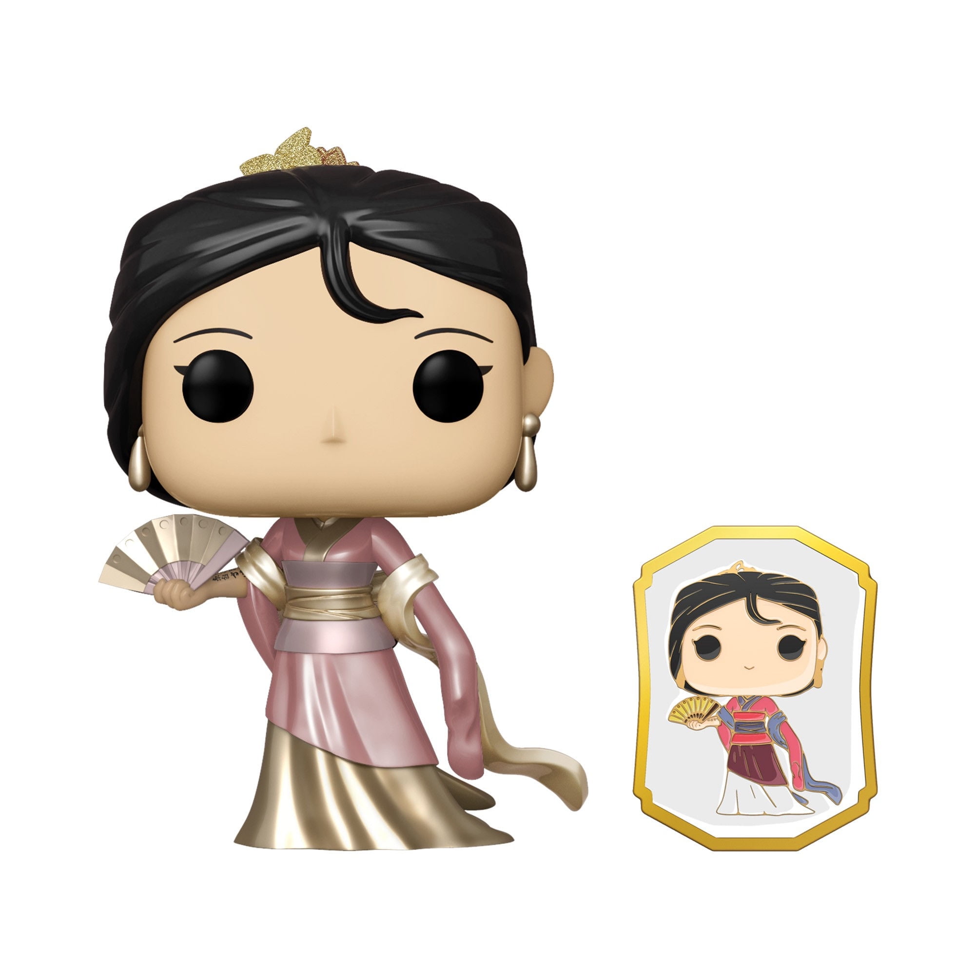 Figura Coleccionable Funko Pop Princesa Mulan W Pin Disney 56572