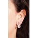 thumbnail image 3 of Aros largos sin perforacion Isabella elegantes zirconias, 3 of 3