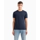 thumbnail image 4 of Camiseta Básica de Algodón Pima Armani Exchange para Hombre - Azul Marino, 4 of 5