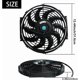 thumbnail image 2 of Ventilador BlackHorseRacing ER9803 12V 80W 800 CFM, 2 of 3