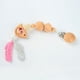 thumbnail image 4 of Wood Teether Baby Bed Hanging Rattles Toy Make Noise Bird Elephant Shape Crochet Beads Bracelet Pram Clip Baby Rattle, 4 of 4