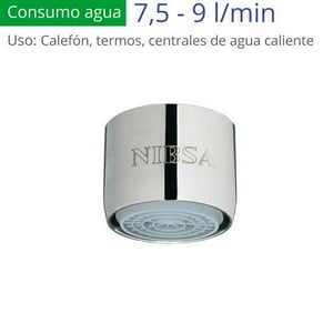 Nibsa - Aireador Neoperl Eficiente Hi (M22X1) 7.5-9.0 L/Min