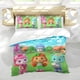 thumbnail image 5 of Osos de Té de Tea Town Conjunto de sábanas temático, trío de piezas, cómodo y amigable con la piel, diseño único, regalo de decoración para el hogar para familiares, amigos y fans,173cm *218cm, 5 of 6