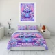 thumbnail image 2 of Stitch Printed Quilt Cover Pillowcase Bedding Set Kids Adult Comfortable Bed Set Twin King Queen Bedding Set Duvet Cover, 2 of 5