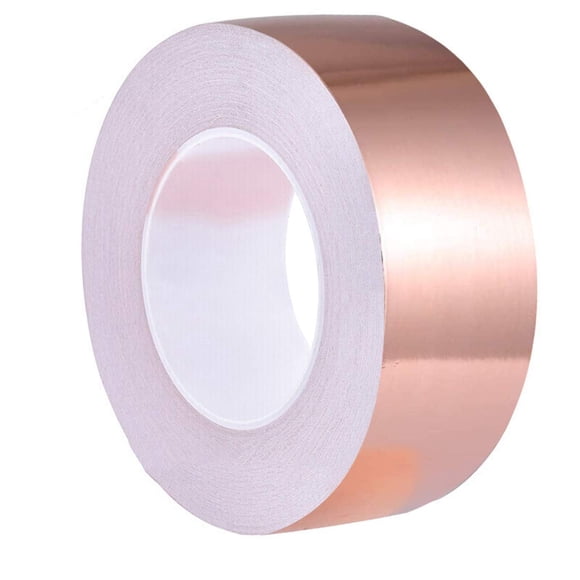 Cinta de lámina de cobre AIYUNNI 50 mm x 10 m con adhesivo conductivo
