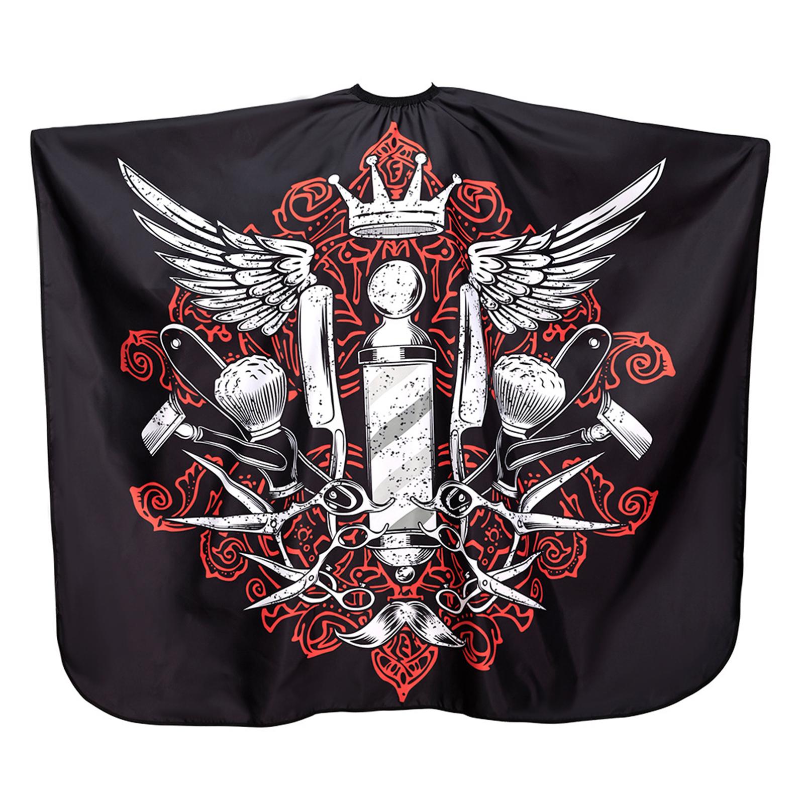 Magideal - Capa De Barbero De Vestir De Corte De Cabello, Chasquido Ajustable, Gran Y Cómodo Anti Estático Reutilizable Para Hombres O Niños De Corte De Cabello