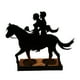 thumbnail image 3 of Portavelas Tealight Candelabros Hotel Aniversario Silueta Candelero Caballo 17x6x15.3cm, 3 of 3