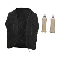 Ioensy - Chaleco De Hidratación, 2 Uds., Botellas De Agua De 250Ml, Bolsa Deportiva Para Senderismo, Ciclismo, Escalada, 2Xl