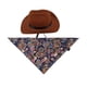 thumbnail image 2 of Sombrero De Vaquero Para Mascotas Universal Funny Western Caps Bandana Para Cumplea?os, Vacaciones, Azul Marino M, 2 of 5