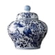 thumbnail image 3 of Tarro De Jengibre De Cerámica Con Jarrón De Tapa Chinoiserie Tradicional Para Tarro Casero, 3 of 5
