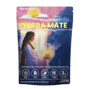 Té De Yerba Mate Theanecho Super Calm Con Sabor A Melocotón Y Mango