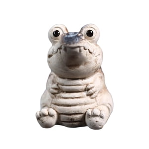 Bothyi - Mini Recuerdo En Miniatura De Arcilla Para Mascotas, Té De Cocodrilo, Estante Para Sala De Yoga