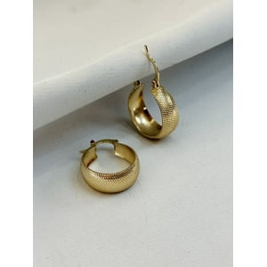 Collarbeauty - Aro Bañado En Oro 18K