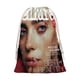 thumbnail image 1 of Billie Eilish Bolsa de regalo con cierre de cinta navideño para decoración de Navidad,50cm×80cm., 1 of 6