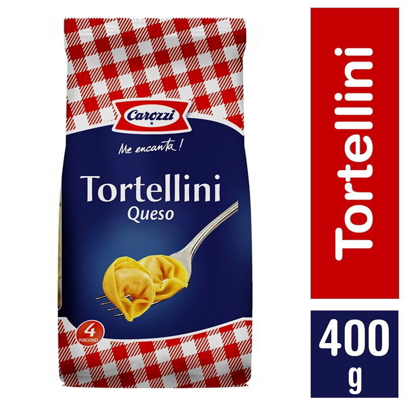 Fideo Pasta Tortellini Queso Bolsa 400 g Carozzi