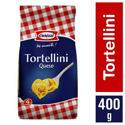 Fideo Pasta Tortellini Queso Bolsa 400 G Carozzi