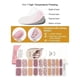 thumbnail image 2 of Set 20 Pcs Uñas Postizas Precurado Nail Gel Para Lámpara Uv Naranjo/rojo Degradado (mancha) Mancha082, 2 of 6