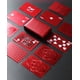 thumbnail image 3 of Cartas de juego CIBOAN impermeables de plástico rojo 8,4 x 5,8 cm, 3 of 8