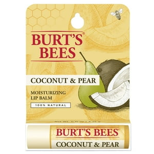 Burts Bees - Blíster De Bálsamo Labial Hidratante De Coco Y Pera De Para Unisex - Bálsamo Labial De 0,15 Oz